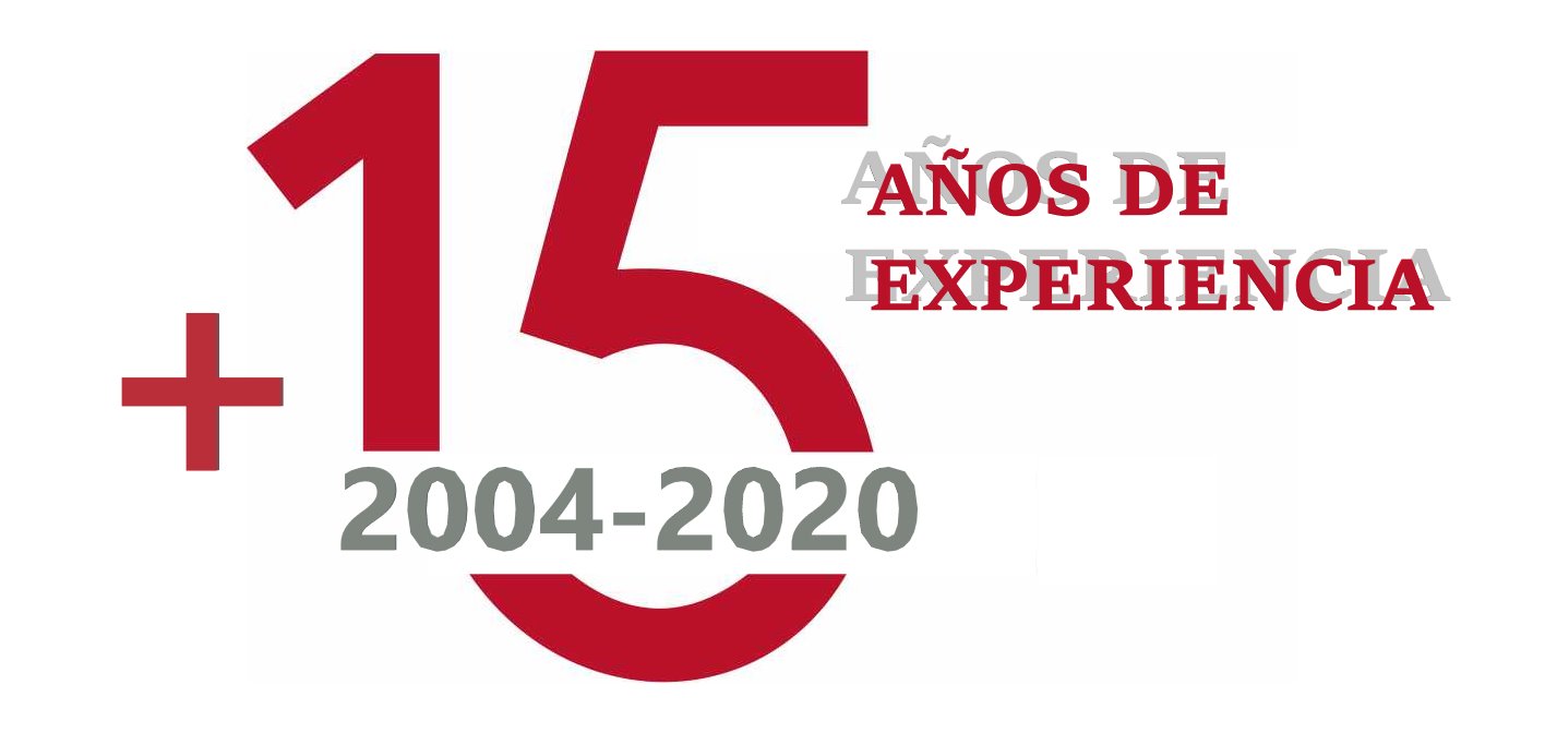15 añpos de experiencia